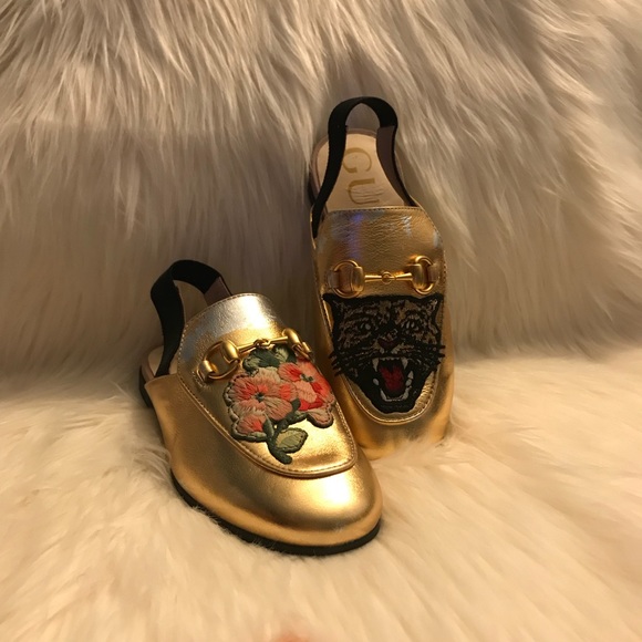 Gucci Other - Gucci Girl’s Princetown slipper with appliqués